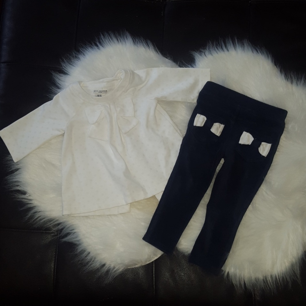 Max Studio Baby matching set 12M